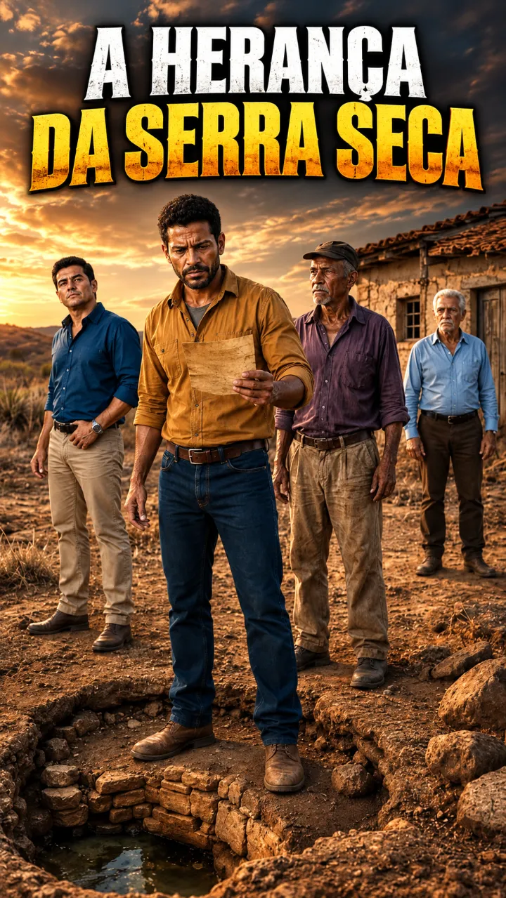 Capa da novela A Herança da Serra Seca