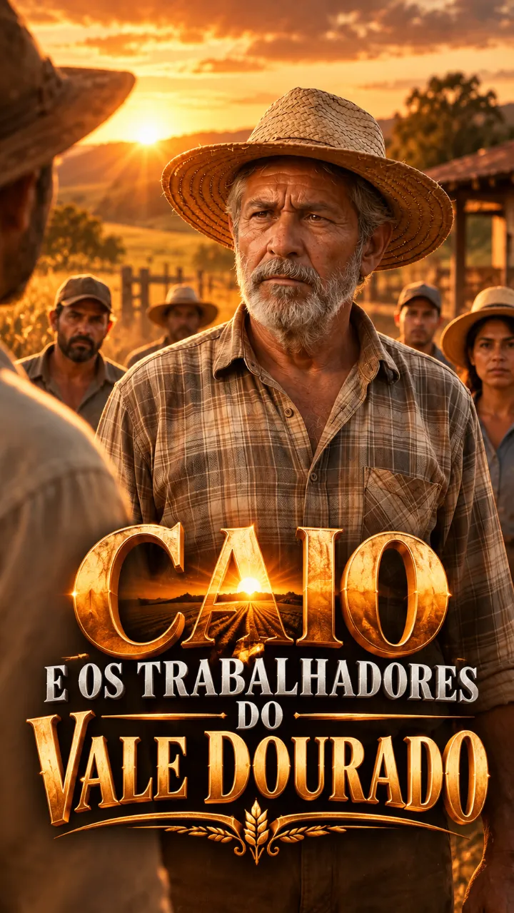 Capa da novela Caio e os Trabalhadores do Vale Dourado