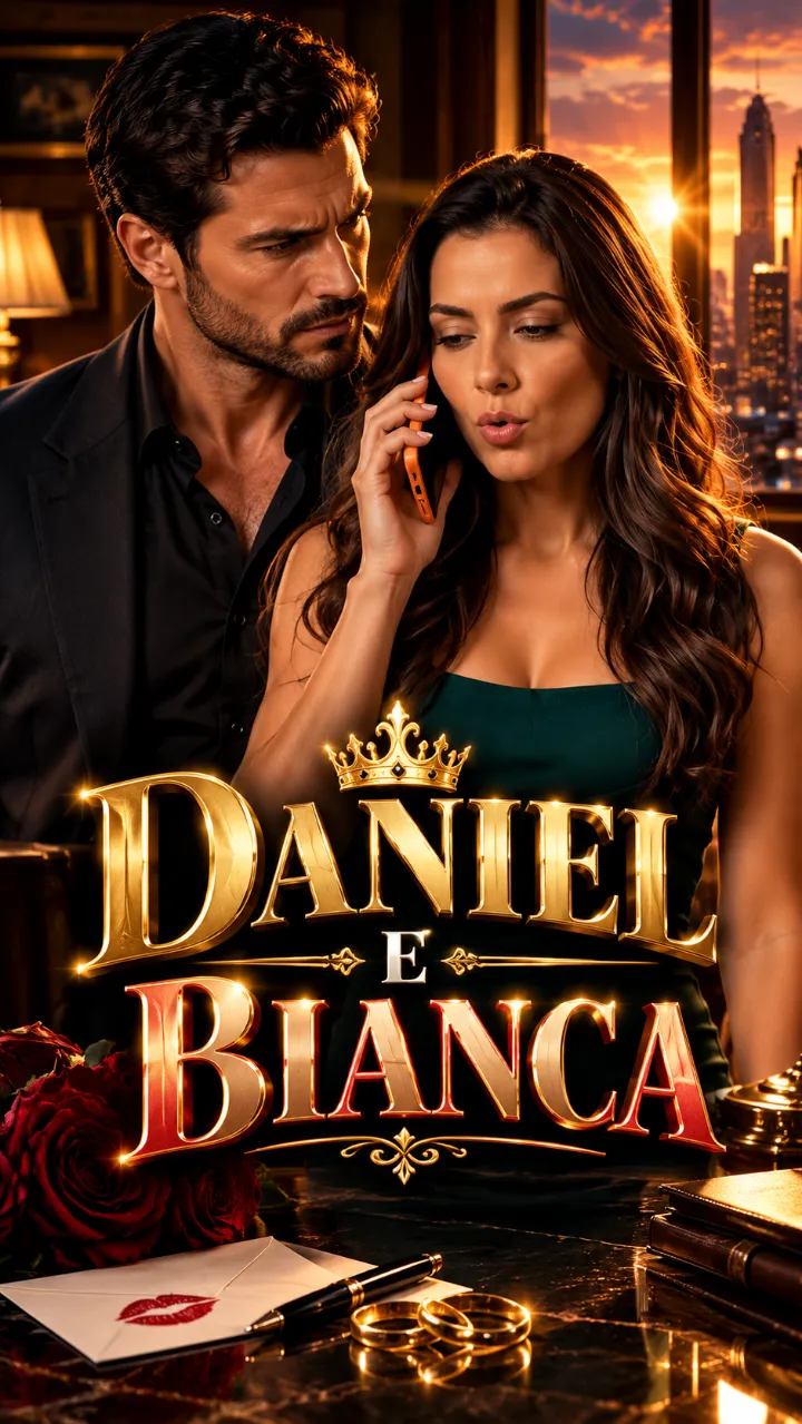 Capa da novela Daniel e Bianca