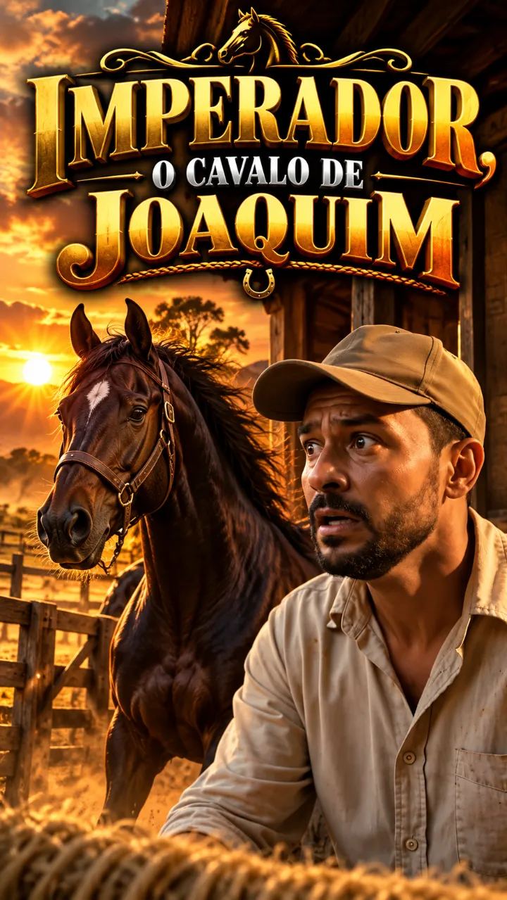 Capa da novela Imperador, o Cavalo de Joaquim