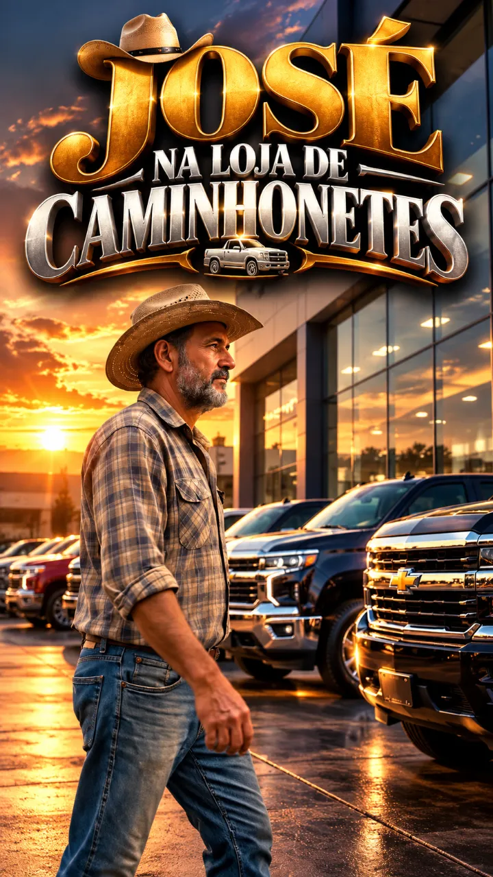 Capa da novela José na Loja de Caminhonetes