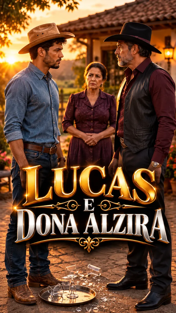 Capa da novela Lucas e Dona Alzira