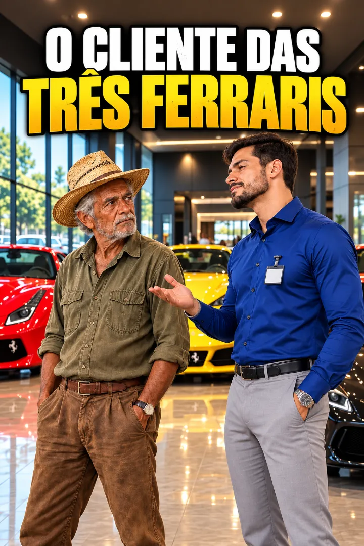 Capa da novela O Cliente das Três Ferraris