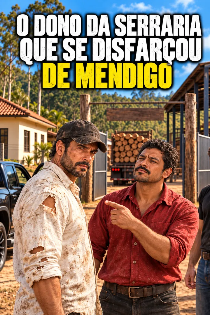 Capa da novela O Dono da Serraria que se Disfarçou de Mendigo