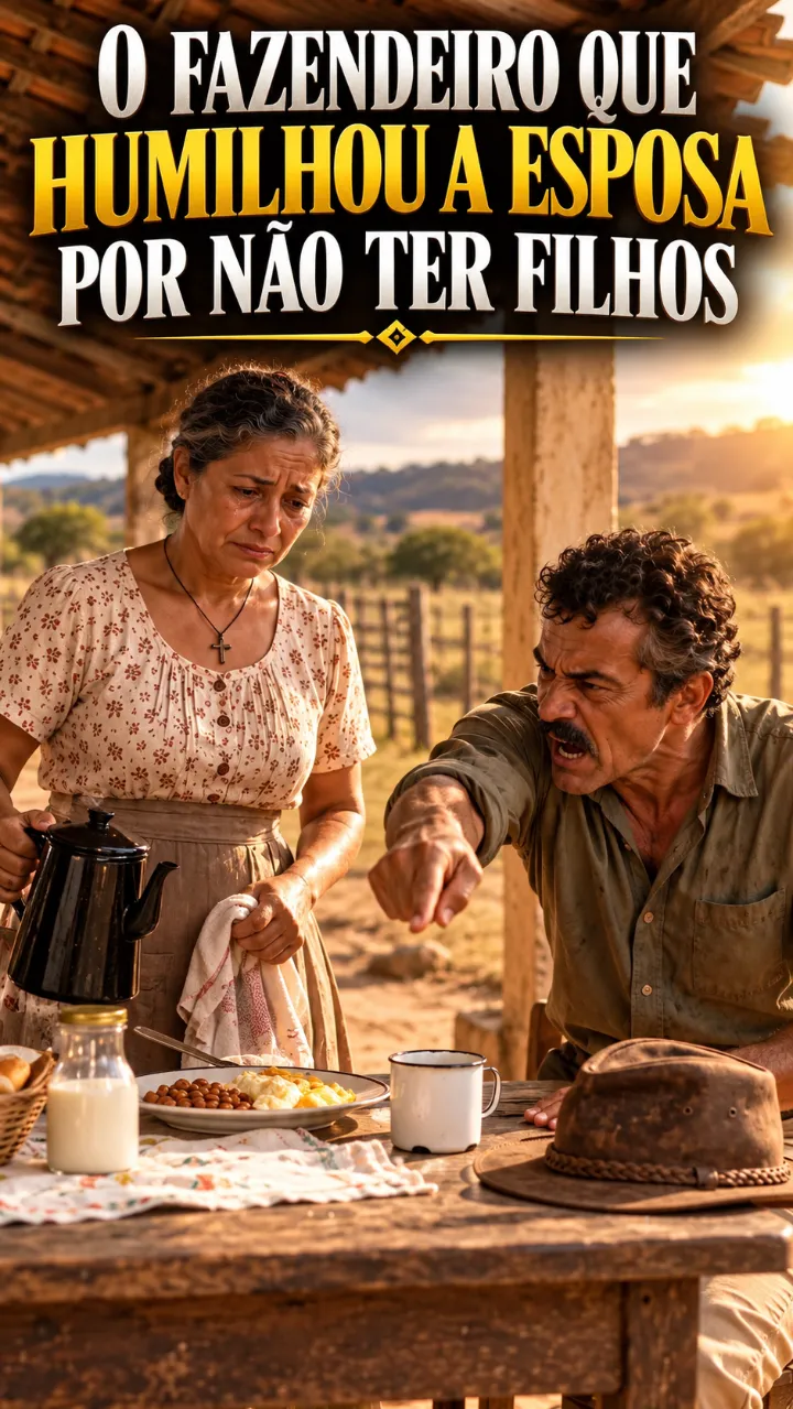 Capa da novela O Fazendeiro que Humilhou a Esposa por Não Ter Filhos