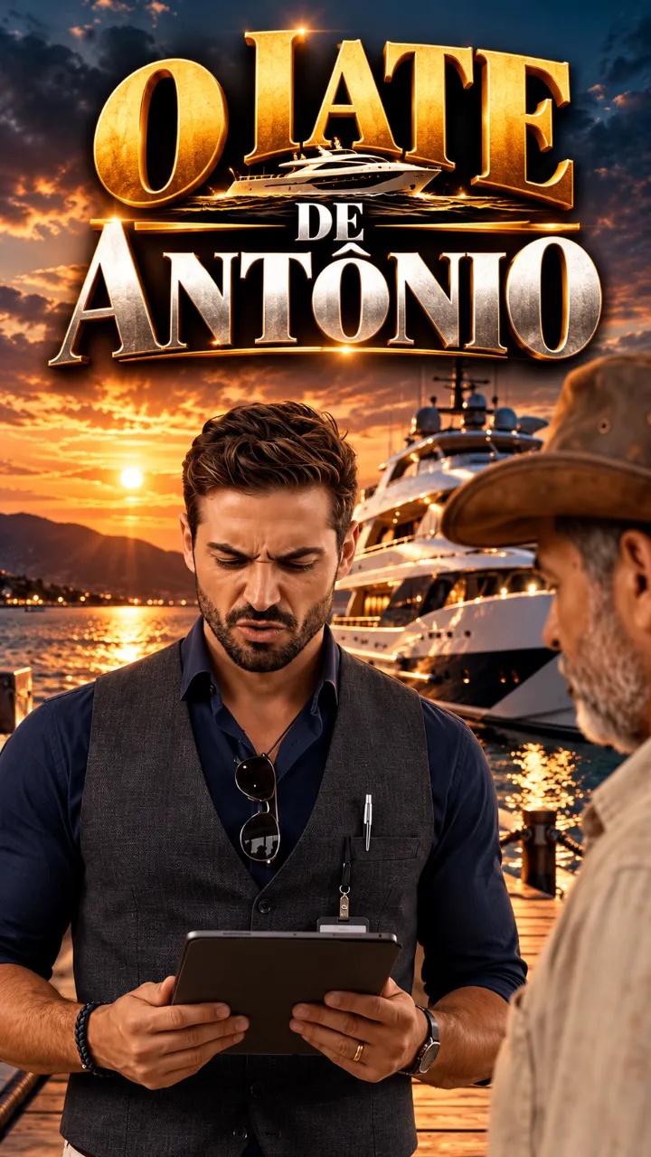 Capa da novela O Iate de Antônio