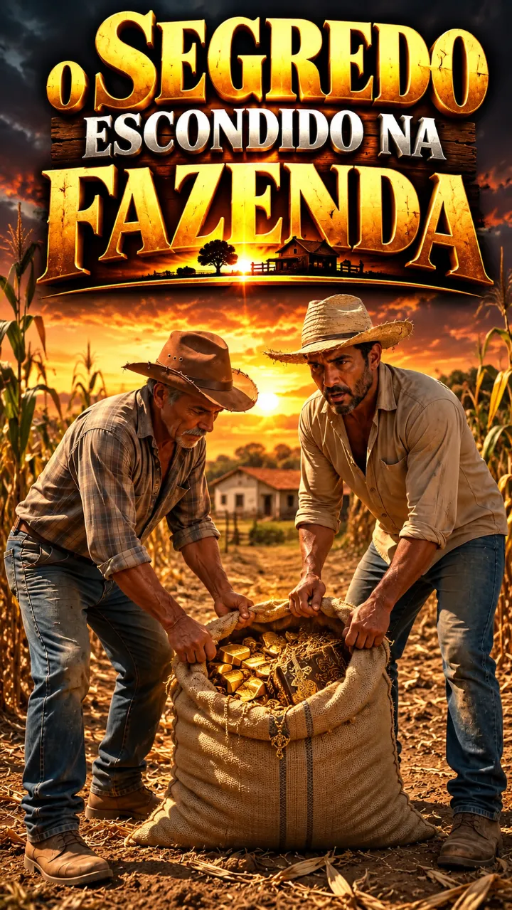 Capa da novela O Segredo Escondido na Fazenda