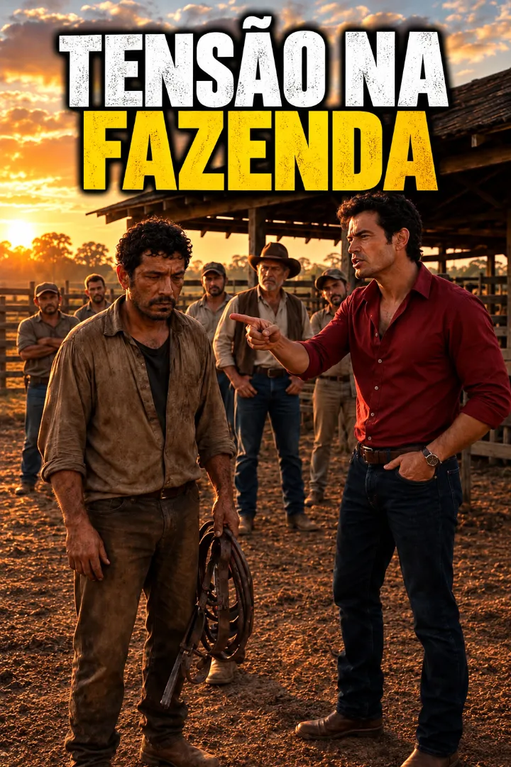 Capa da novela Tensão na Fazenda
